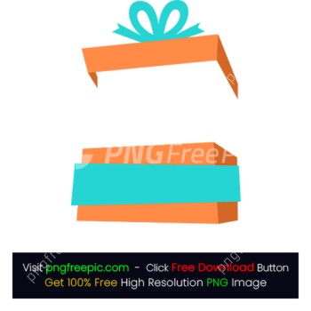 Gift Shape Box Ribbon PNG