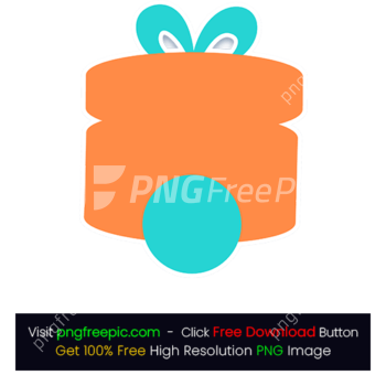 Shape Gift Box Vector PNG