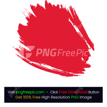 Brush Clipart Shape Red PNG