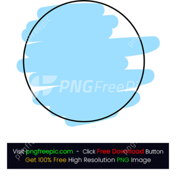 Blue Shape Circle PNG