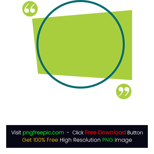 Abstract Green Shape Circle PNG