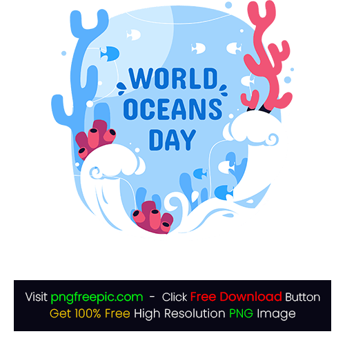 World Oceans Day PNG