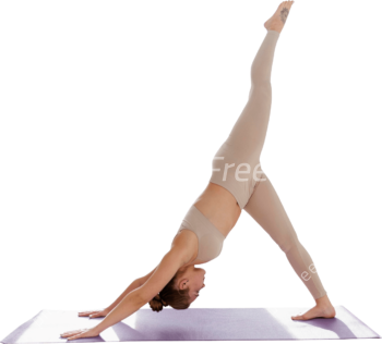 Yoga Woman Stretching Health Exercise PNG