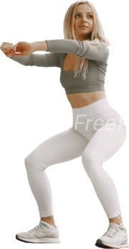 Girl Make Yoga Training Exercise Fitness PNG