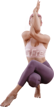 Fitness woman Kneeling Exercise PNG