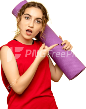 Purple Carpet Yoga Woman Fitness PNG