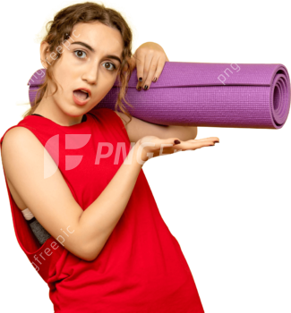Purple Carpet Yoga Exercise Gym PNG