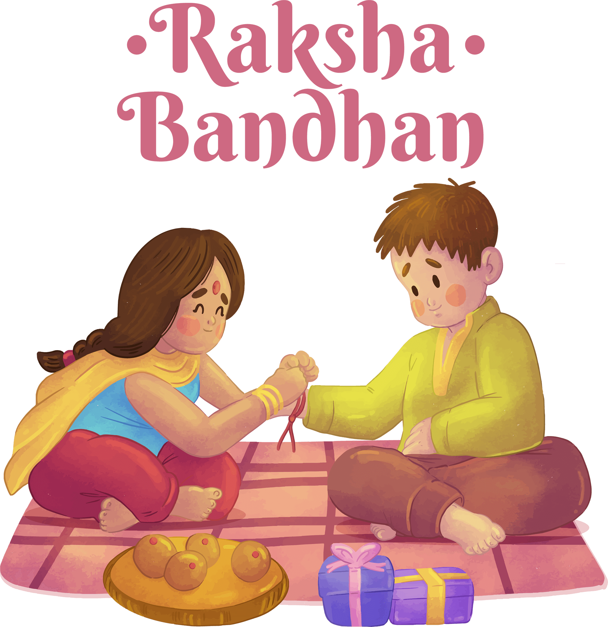 Best Gift On Raksha Bandhan For Sister Raksha Bandhan PNG - Rakhi