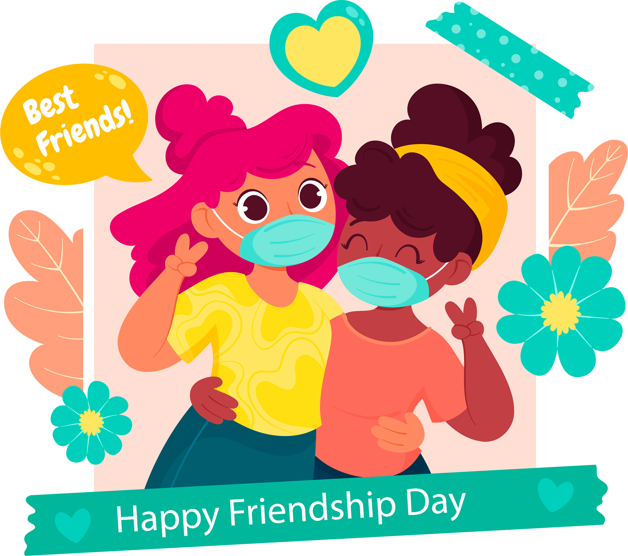 She was the happy friend. Happy friends Day картинки. International Friendship Day. International Friendship illustration. Happy Friendship Day в Латинской Америке 14 февраля.