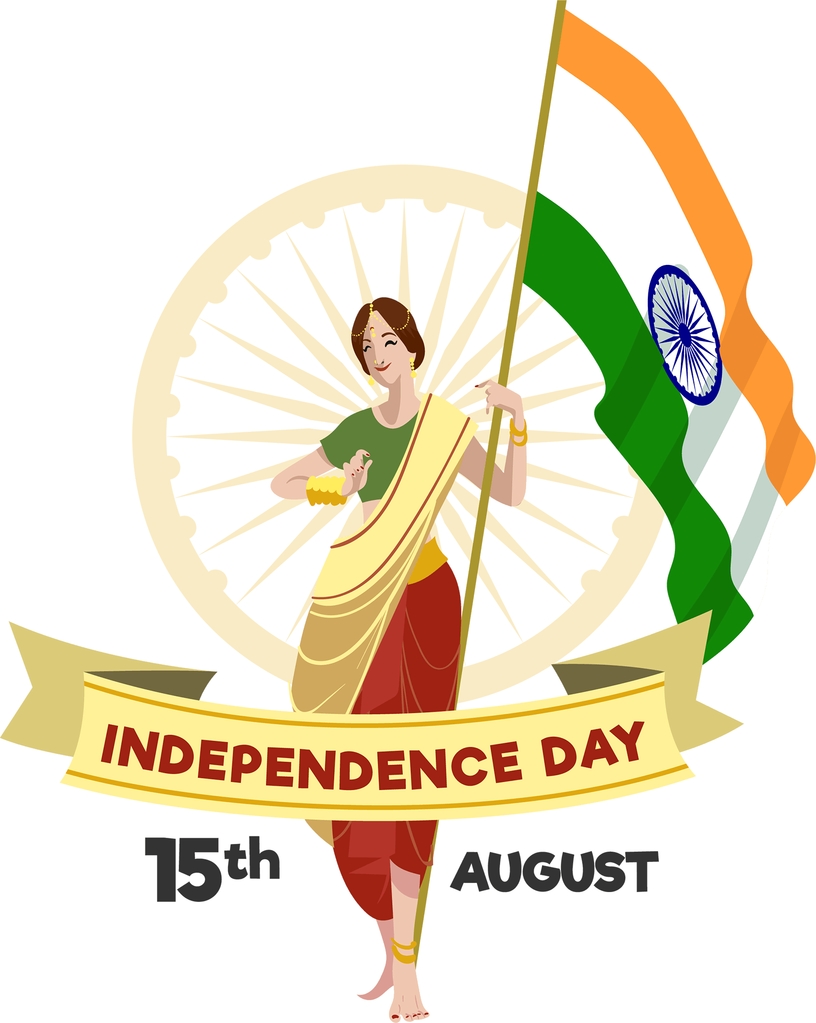 Happy Independence Day 2021 Png Vector India Independence Day 0326