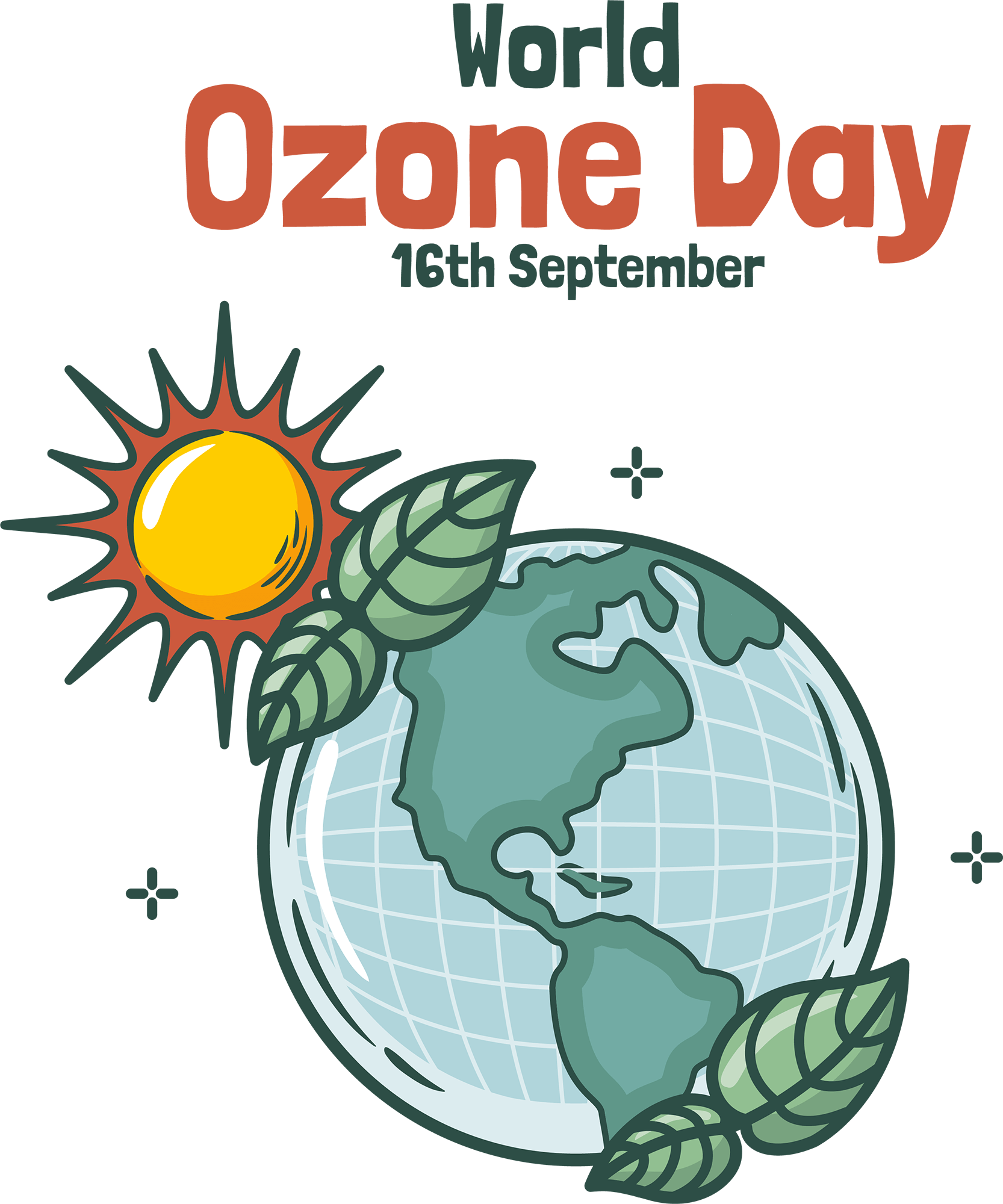 World Ozone Day Concept Beautiful Simple Stock Vector (Royalty Free)  1498401908 | Shutterstock