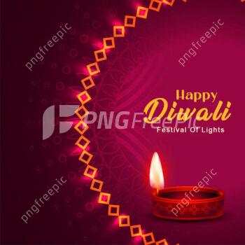 Diwali festival gradient stylish banner design vector image