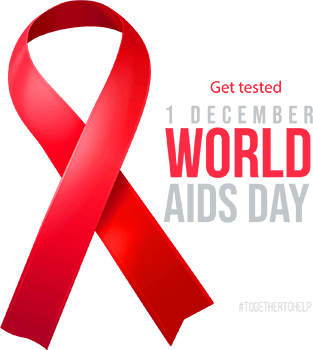 Aids day image vector png red color shape