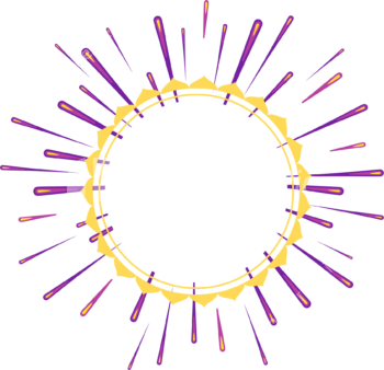 Diwali circle frame background design png image - Pngfreepic