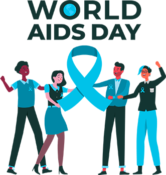 World aids day celebration png ribbon man clipart png
