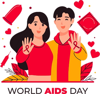 Aids day clipart human hand red ribbon symbol vector png