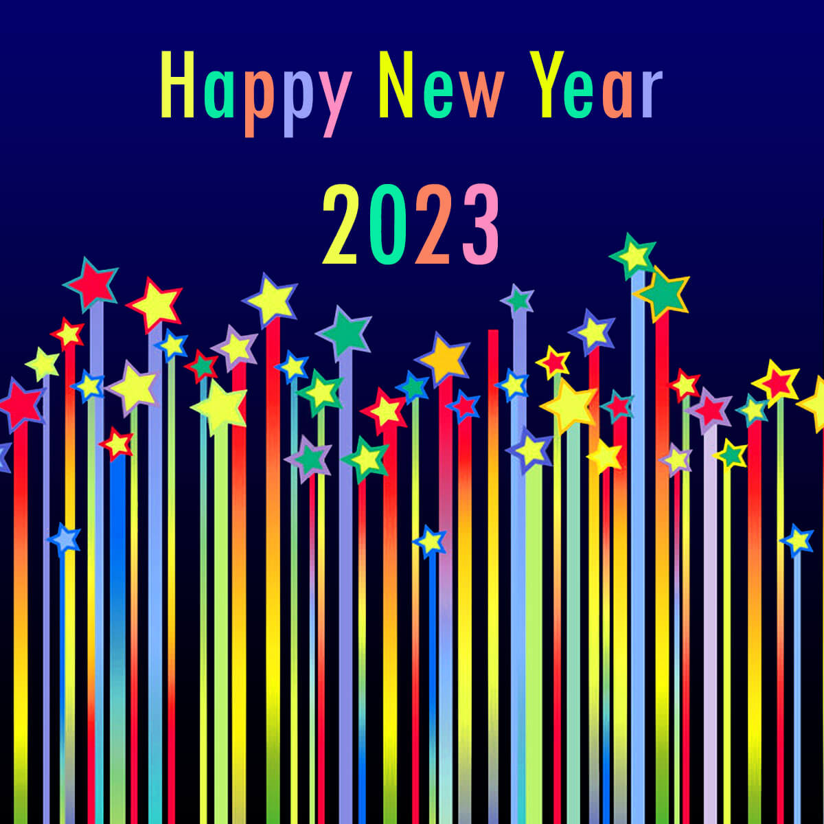 2023 new year design template star shape decoration design