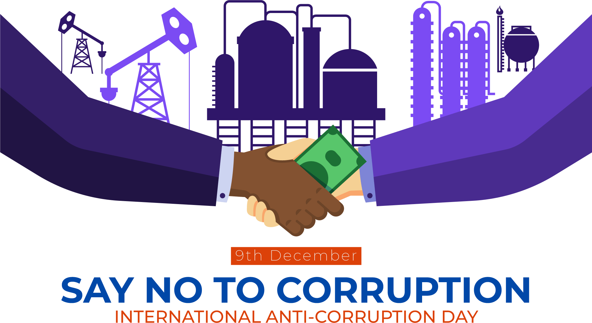 say no to corruption logo