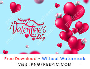 Valentine day love red color decoration abstract design