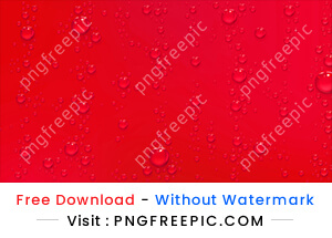 Realistic bubbles water drops red abstract background design