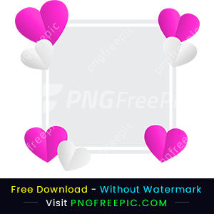 Valentine day image vector frame clipart png