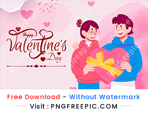 Couple clipart love shape valentines day illustration design