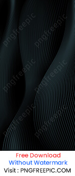 Gradient wavy lines black background image