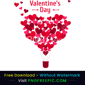 Clipart happy valentine day red color heart png