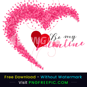 Happy valentine day clipart half love png image