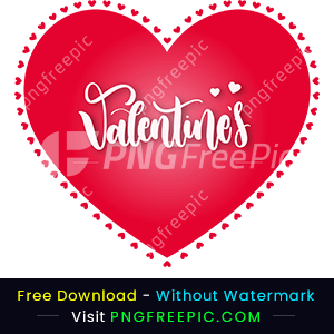 Valentines with love illustration png design image