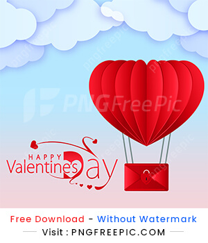 Happy valentines day love shape vector banner design