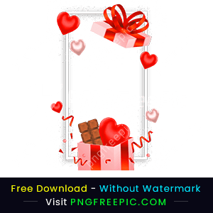 Valentine day png 14 february gift vector image