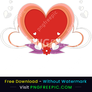 Happy valentine day love shape vector png image