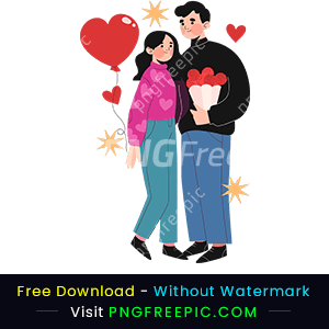 Lovely valentine day romantic lover celebrate clipart png