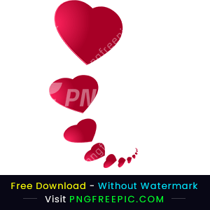 Valentines day heart illustration vector png image