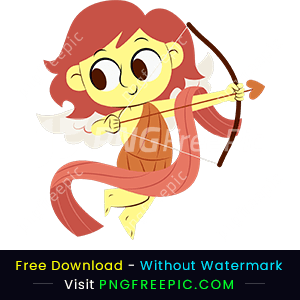 Valentines day png vector cupid illustration image
