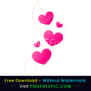 Happy valentine day png cute love shape image