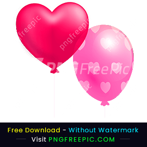 Happy valentine day png love balloon clipart image