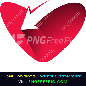 Happy valentine's day love shape design png