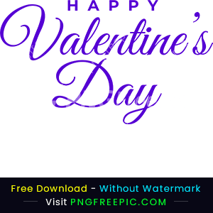 Happy valentine day text content png vector image