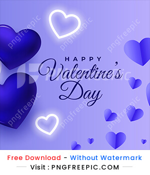 Valentines day background design with realistic hearts balloons vector