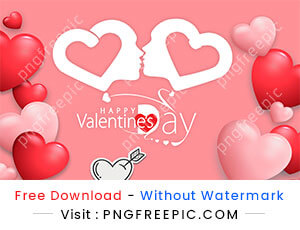 Valentine day beautiful love decoration abstract design