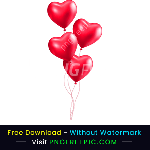 Happy valentine day png balloon love shape image