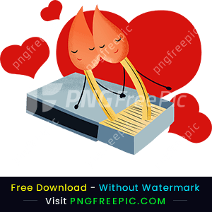 Valentine day love and beautiful design png image