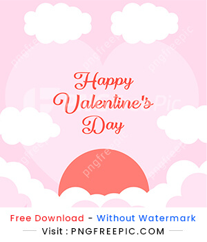 Valentine day love shape celebration abstract design image