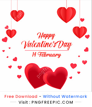 Happy valentines day love shape vector design image