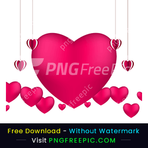Happy valentine day love shape texture png image