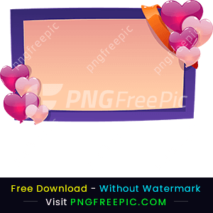 Happy valentine day decoration clipart png image