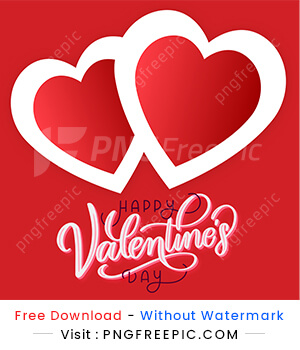 Happy valentines day beautiful love with vector design