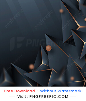 Realistic polygonal background abstract design image